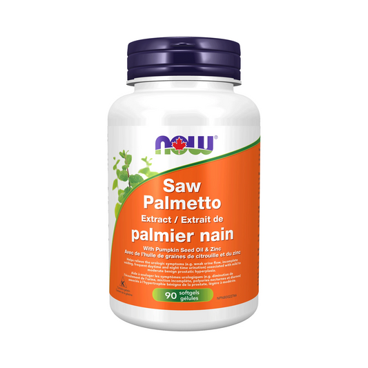NOW Saw Palmetto 80mg Standard Extract 90 Softgels