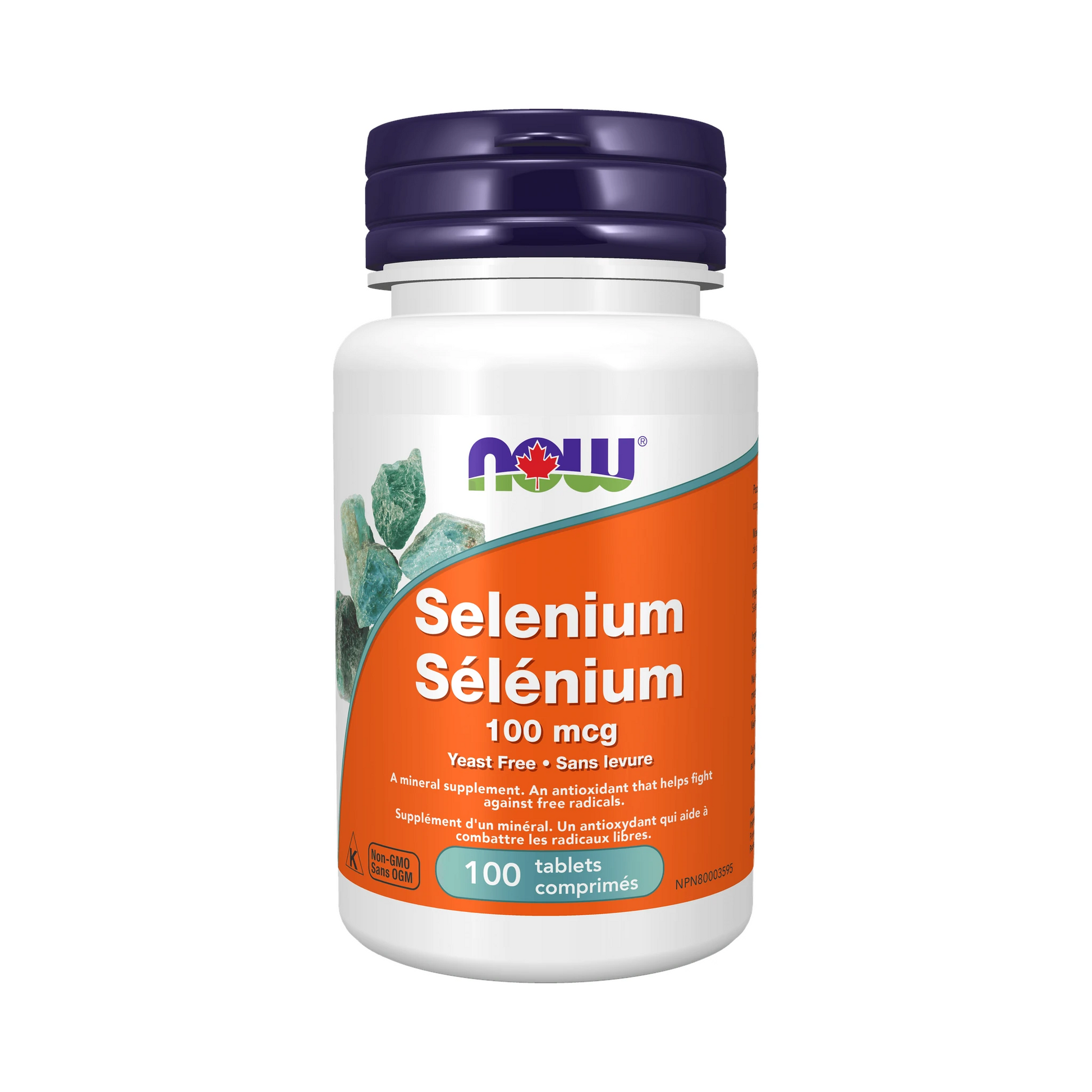 NOW Selenium 100mcg (yeastfree) 100 Tablets