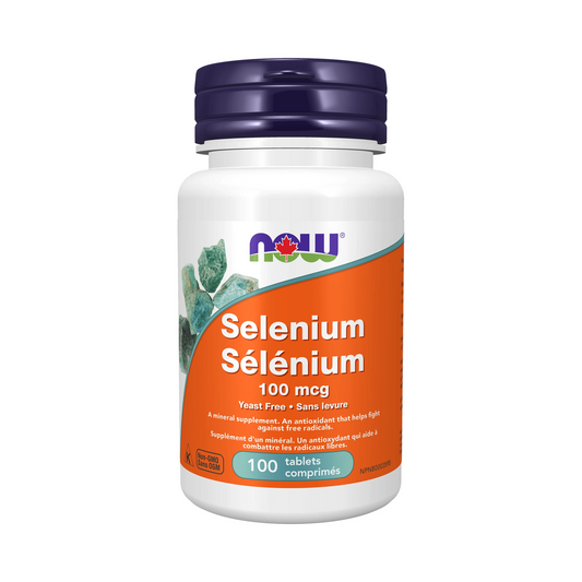 NOW Selenium 100mcg (yeastfree) 100 Tablets