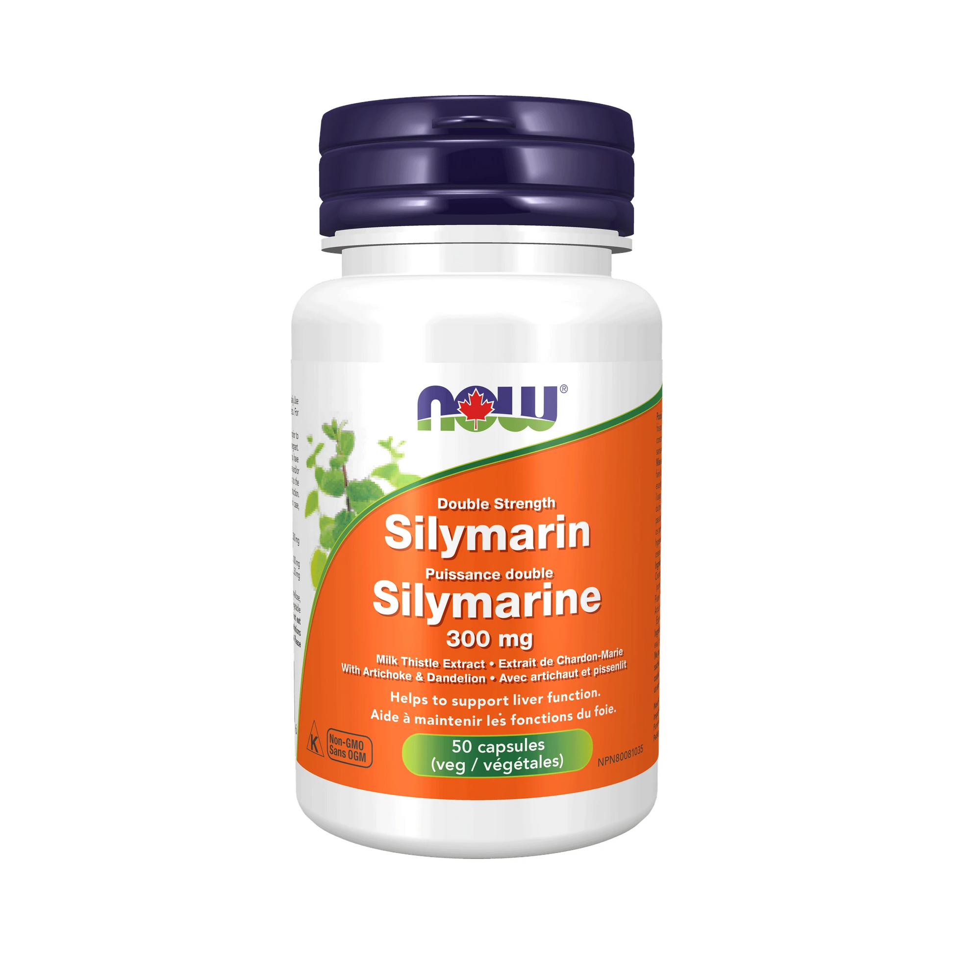 NOW Silymarin Double Strength 300mg 50 Veg Capsules
