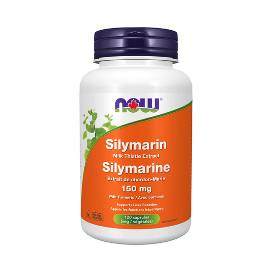NOW Silymarin Milk Thistle Extract 150mg 120 Veg Capsules