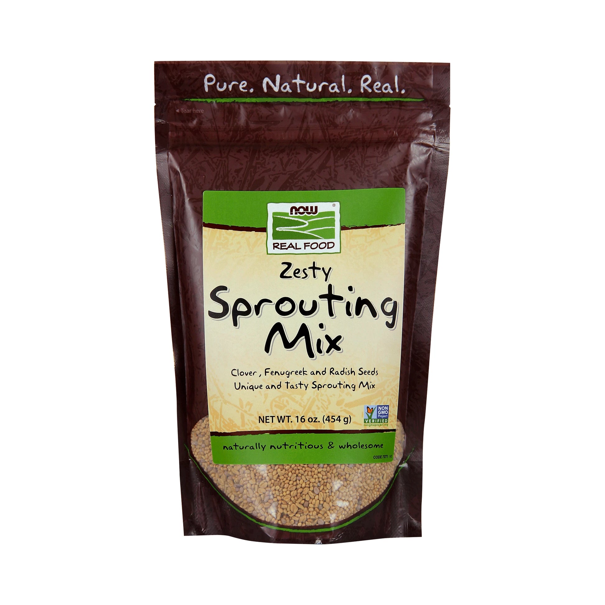 NOW Sproutable Zesty Seed Mix 454g