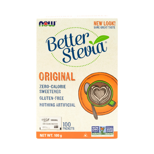 NOW Stevia Extract 100 x 1g Packets