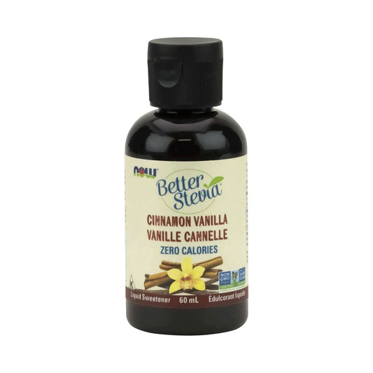 NOW Stevia Liquid Extract (Cinnamon Vanilla) 60mL