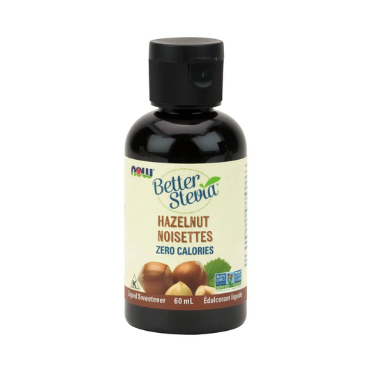 NOW Stevia Liquid Extract (Hazelnut) 60mL