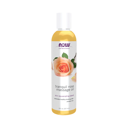 NOW Tranquil Rose Massage Oil 237mL