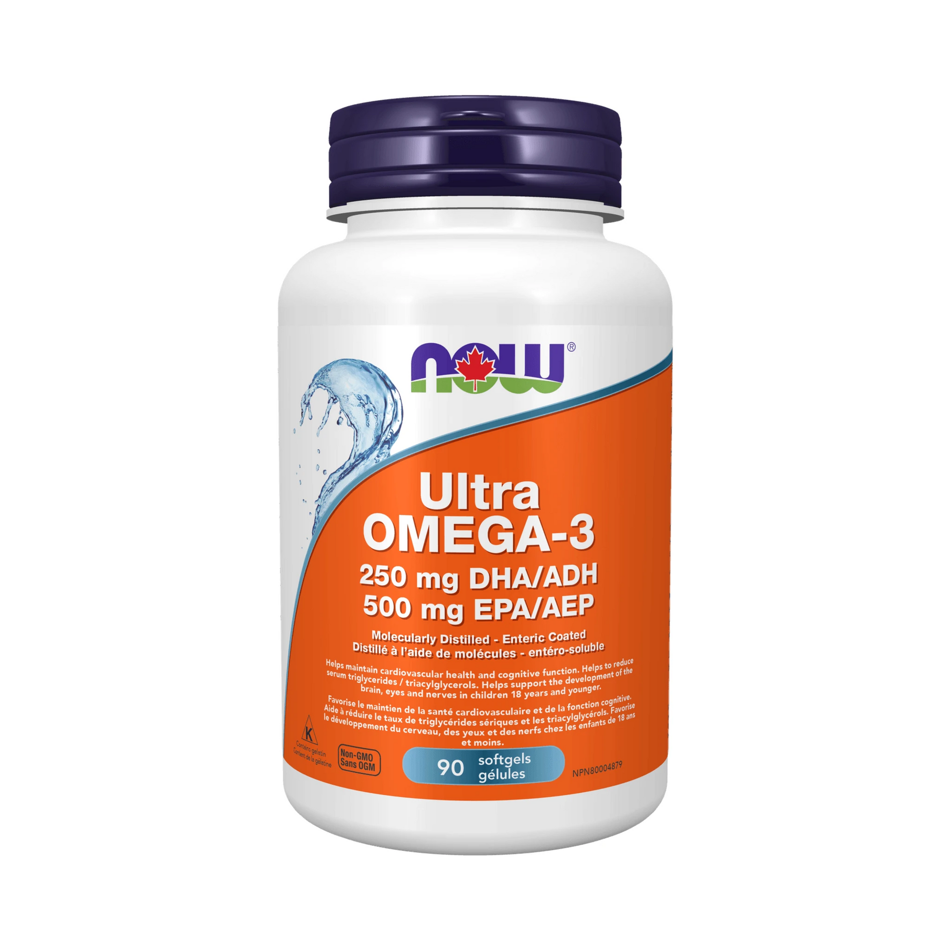 NOW Ultra Omega-3 1000mg (500EPA / 250DHA) 90 Softgels