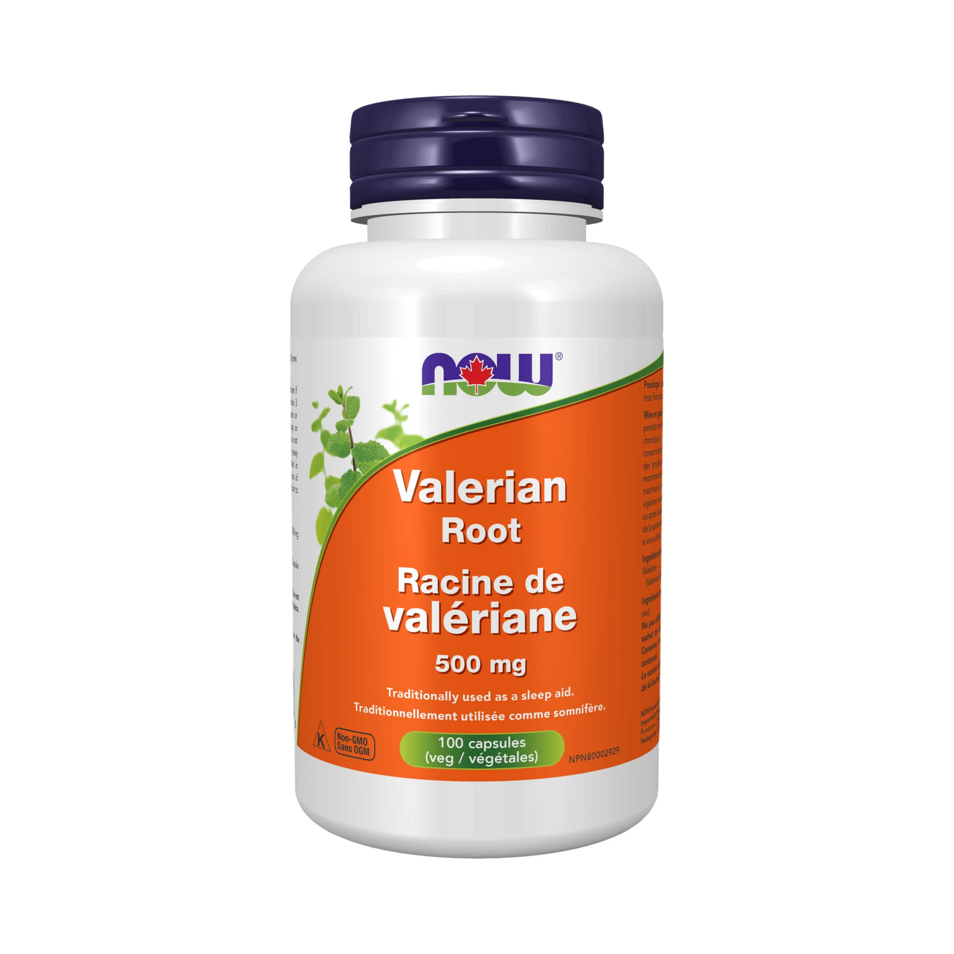 NOW Valerian Root 500mg 100 Veg Capsules