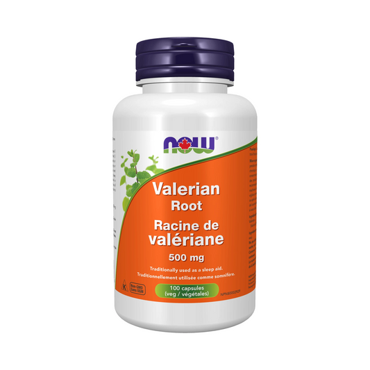 NOW Valerian Root 500mg 100 Veg Capsules