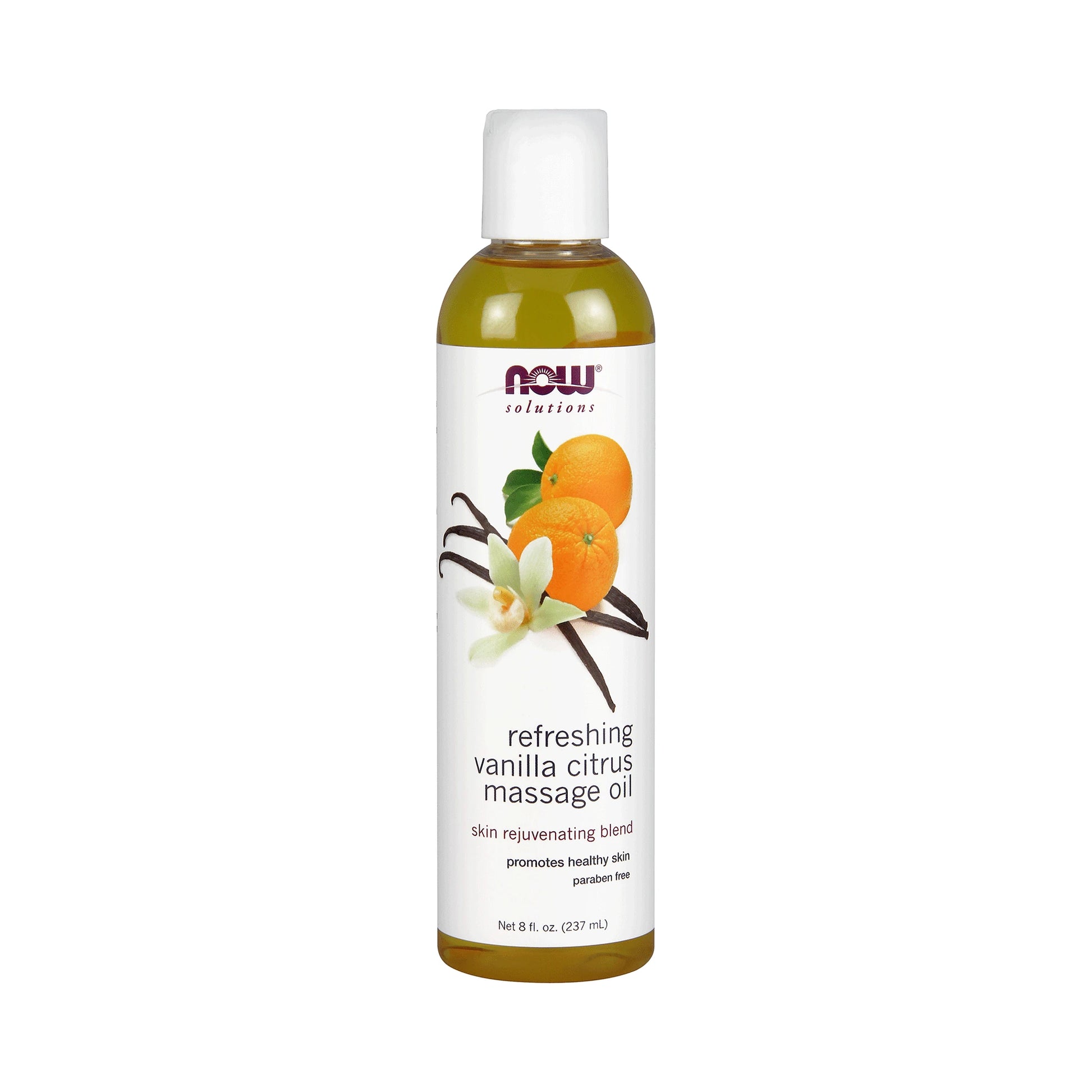 NOW Vanilla Citrus Massage Oil 237mL