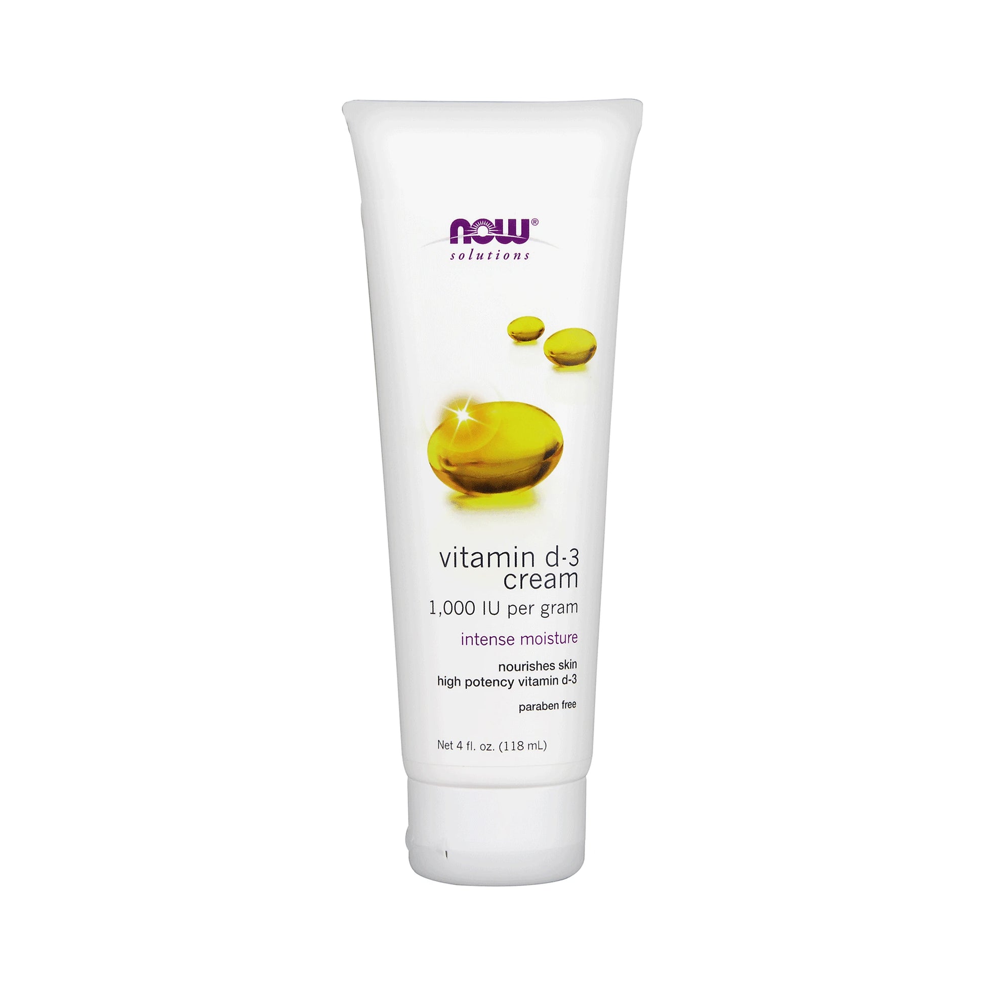 NOW Vitamin D-3 Cream 118mL