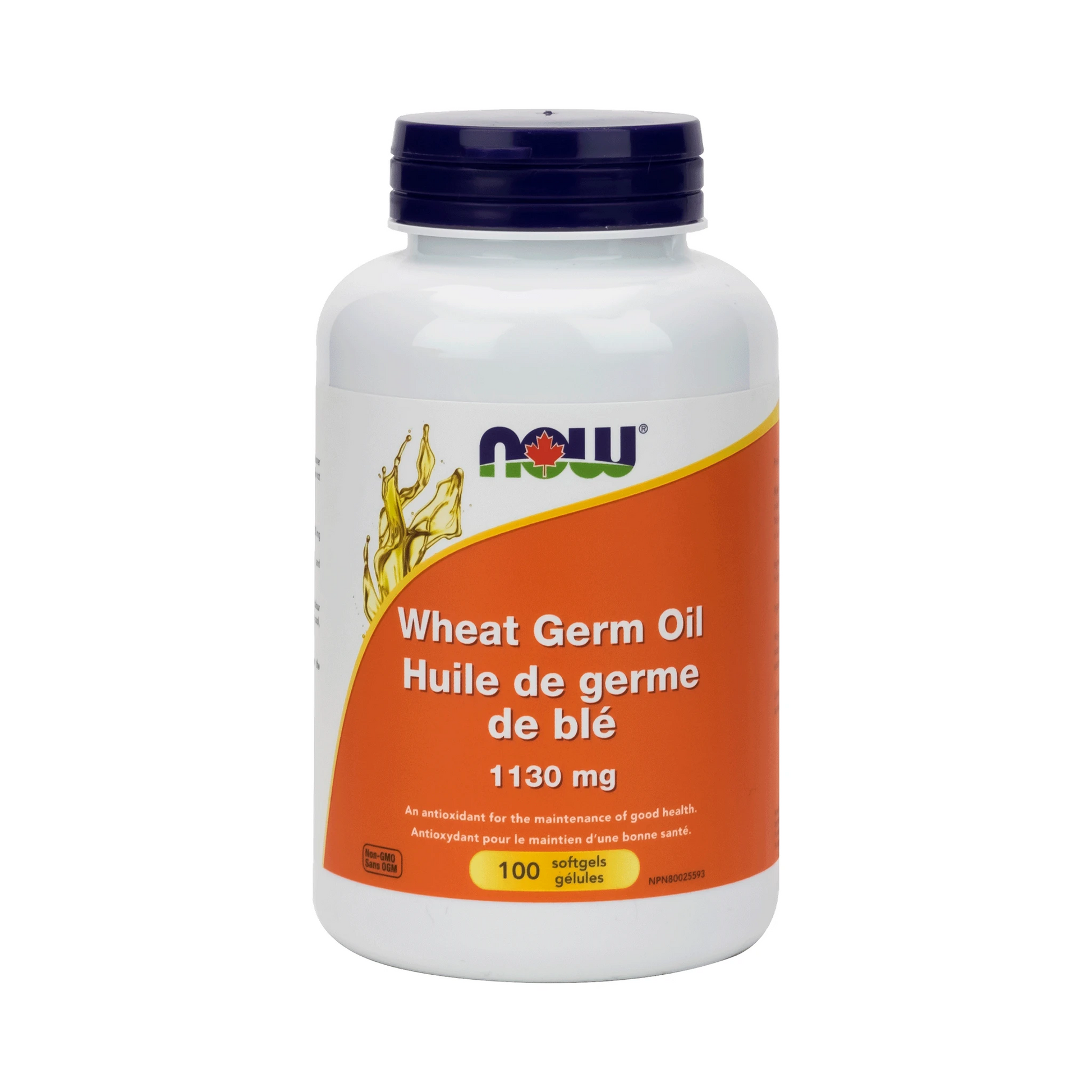 NOW Wheat Germ Oil 100 Softgels