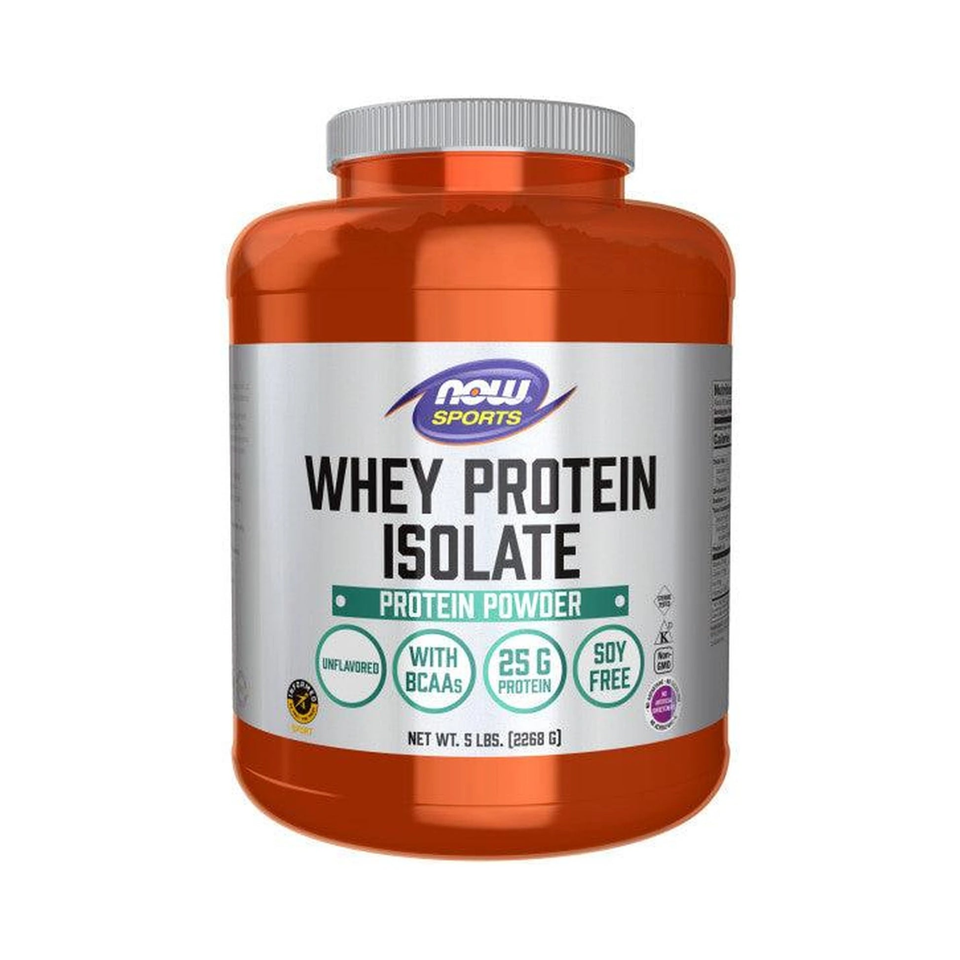 NOW Whey Protein Isolate Unflavoured 2268g