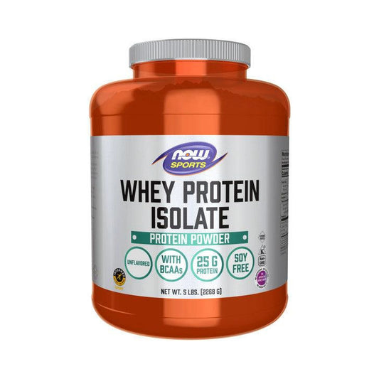 NOW Whey Protein Isolate Unflavoured 2268g