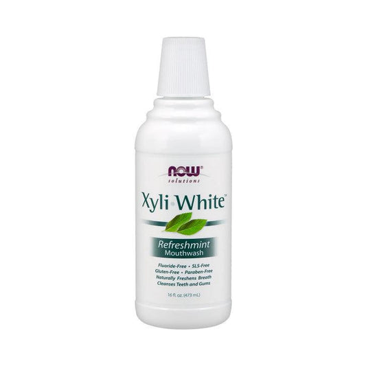 NOW Xyliwhite Mint Mouthwash 473mL