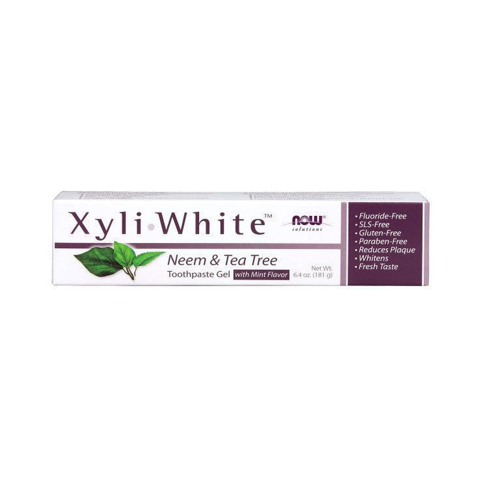 NOW Xyliwhite Neem & Tea Tree Toothpaste Gel 181g