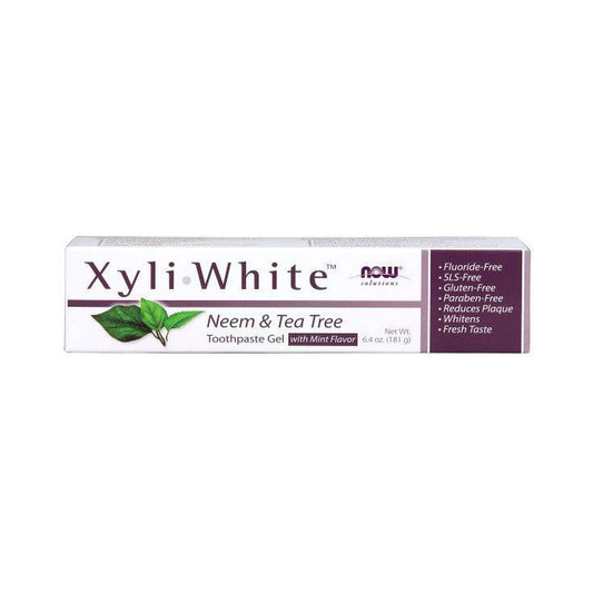 NOW Xyliwhite Neem & Tea Tree Toothpaste Gel 181g