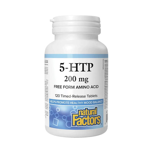 Natural Factors 5-HTP 200mg Timed Release 120 Tablets