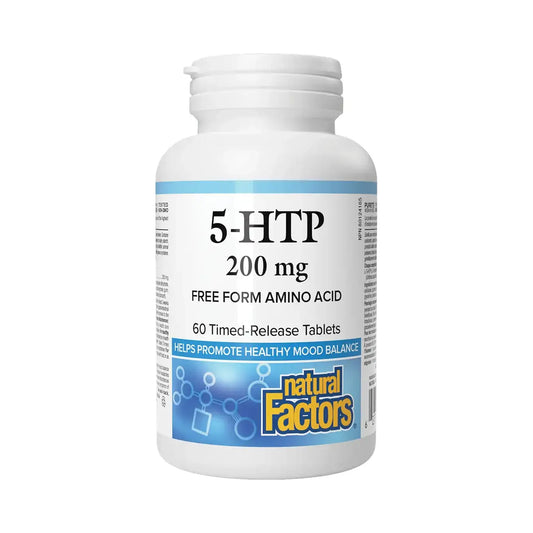 Natural Factors 5-HTP 200mg Timed Release 60 Tablets