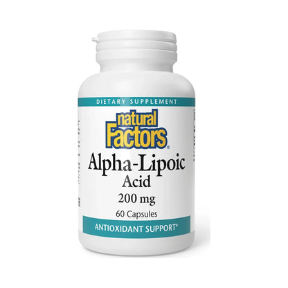 Natural Factors Alpha-Lipoic Acid 200mg 60 Capsules