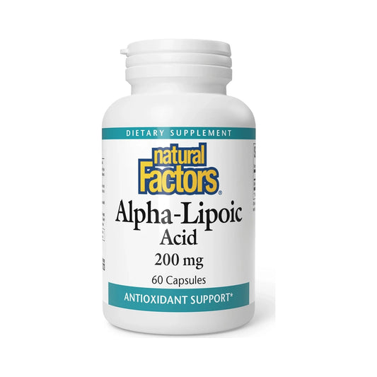 Natural Factors Alpha-Lipoic Acid 200mg 60 Capsules