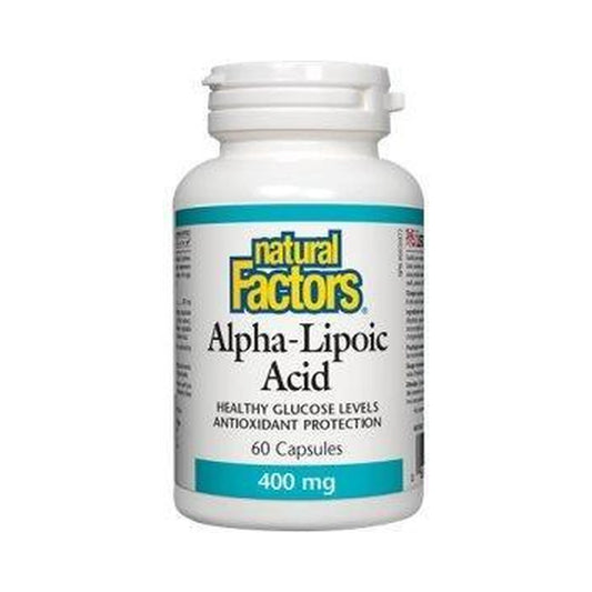 Natural Factors Alpha-Lipoic Acid 400mg 60 Capsules