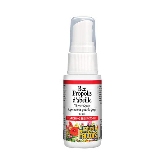 Natural Factors Bee Propolis Throat Spray 30mL