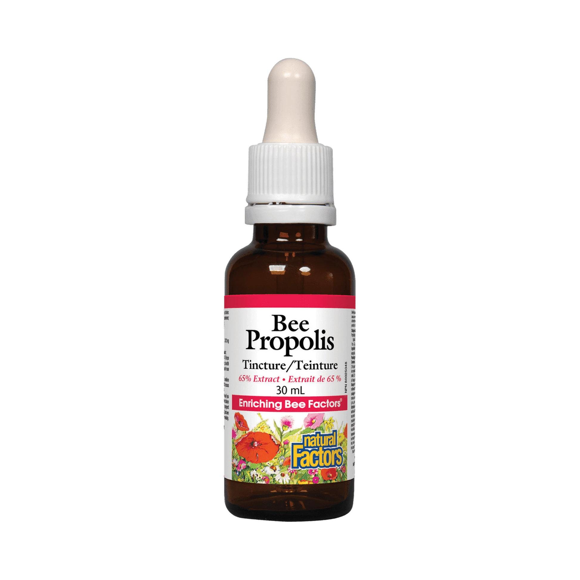 Natural Factors Bee Propolis Tincture 65% Extract 30mL