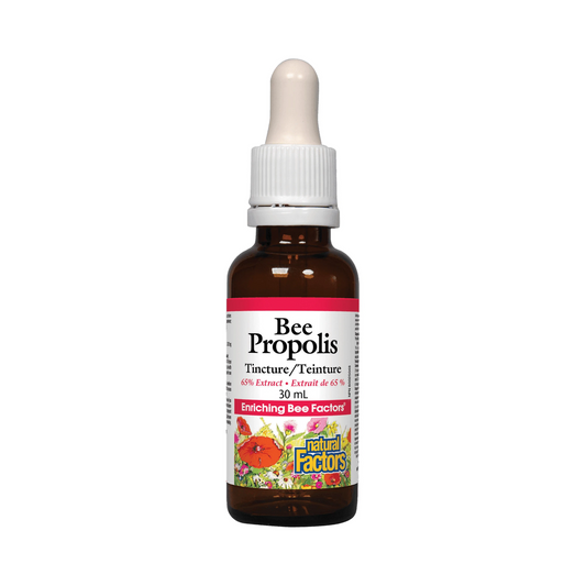 Natural Factors Bee Propolis Tincture 65% Extract 30mL