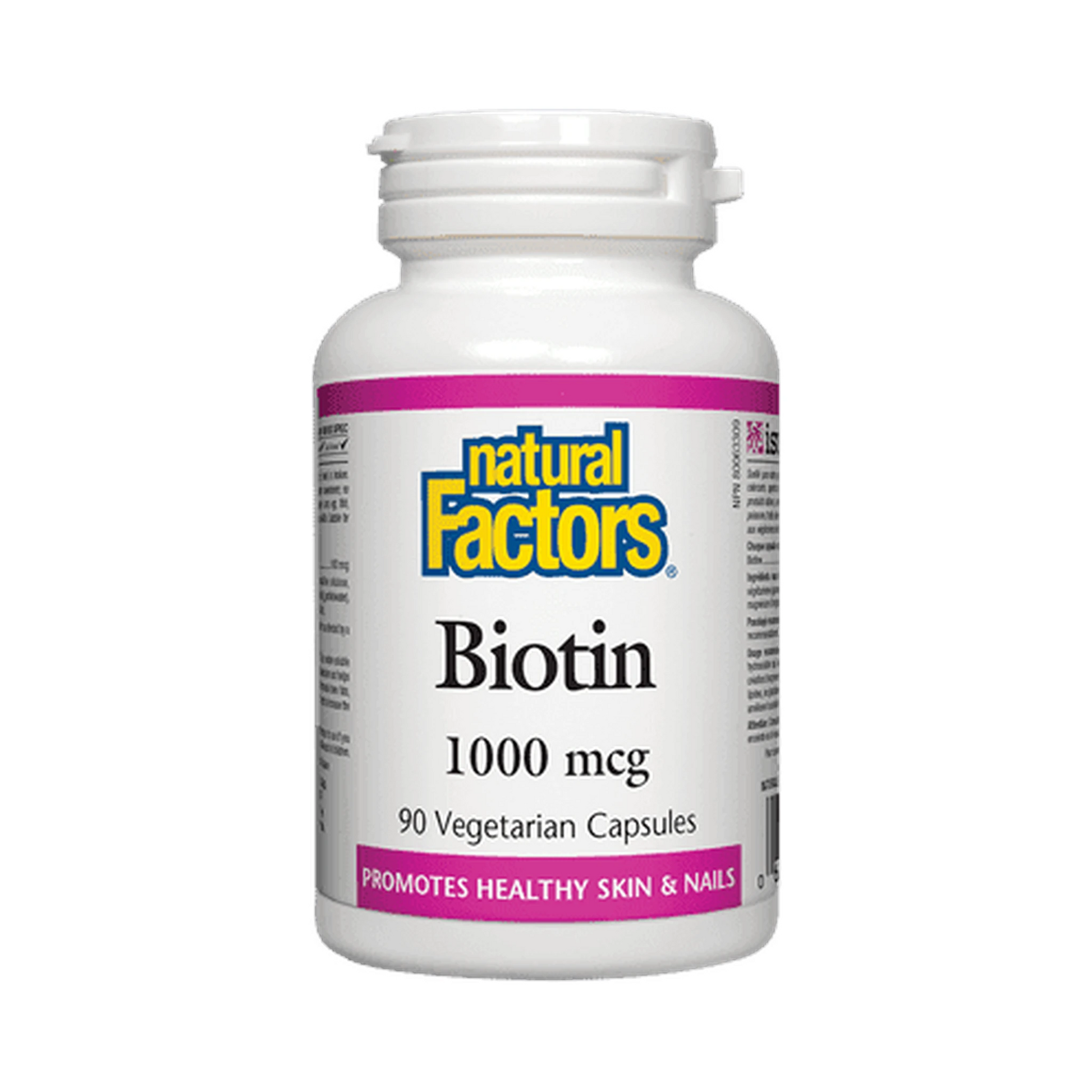 Natural Factors Biotin 1000mcg 90 Veg Capsules