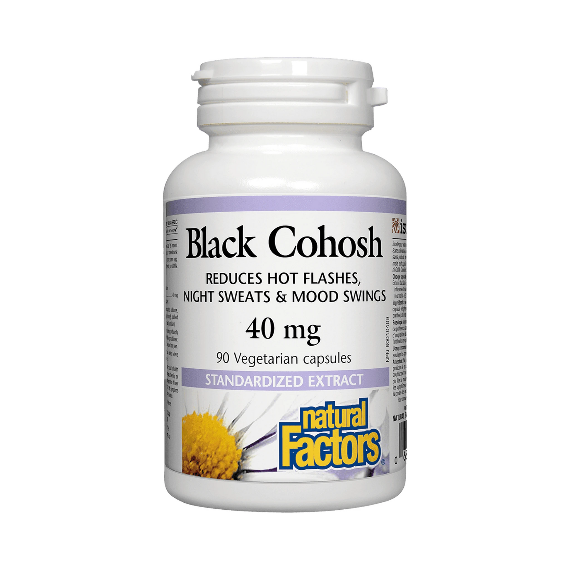 Natural Factors Black Cohosh 40mg 90 Veg Capsules