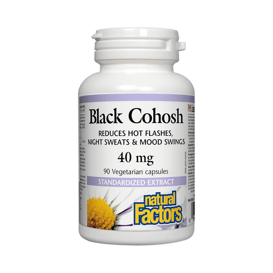 Natural Factors Black Cohosh 40mg 90 Veg Capsules