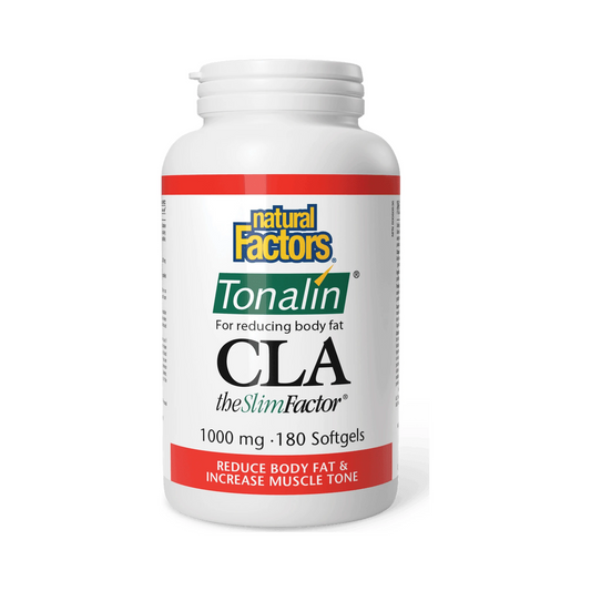 Natural Factors CLA Tonalin TheSlimFactor 1000mg 180 Softgels