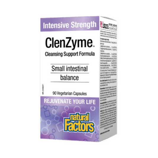 Natural Factors ClenZyme Intensive Strength 90 Veg Capsules
