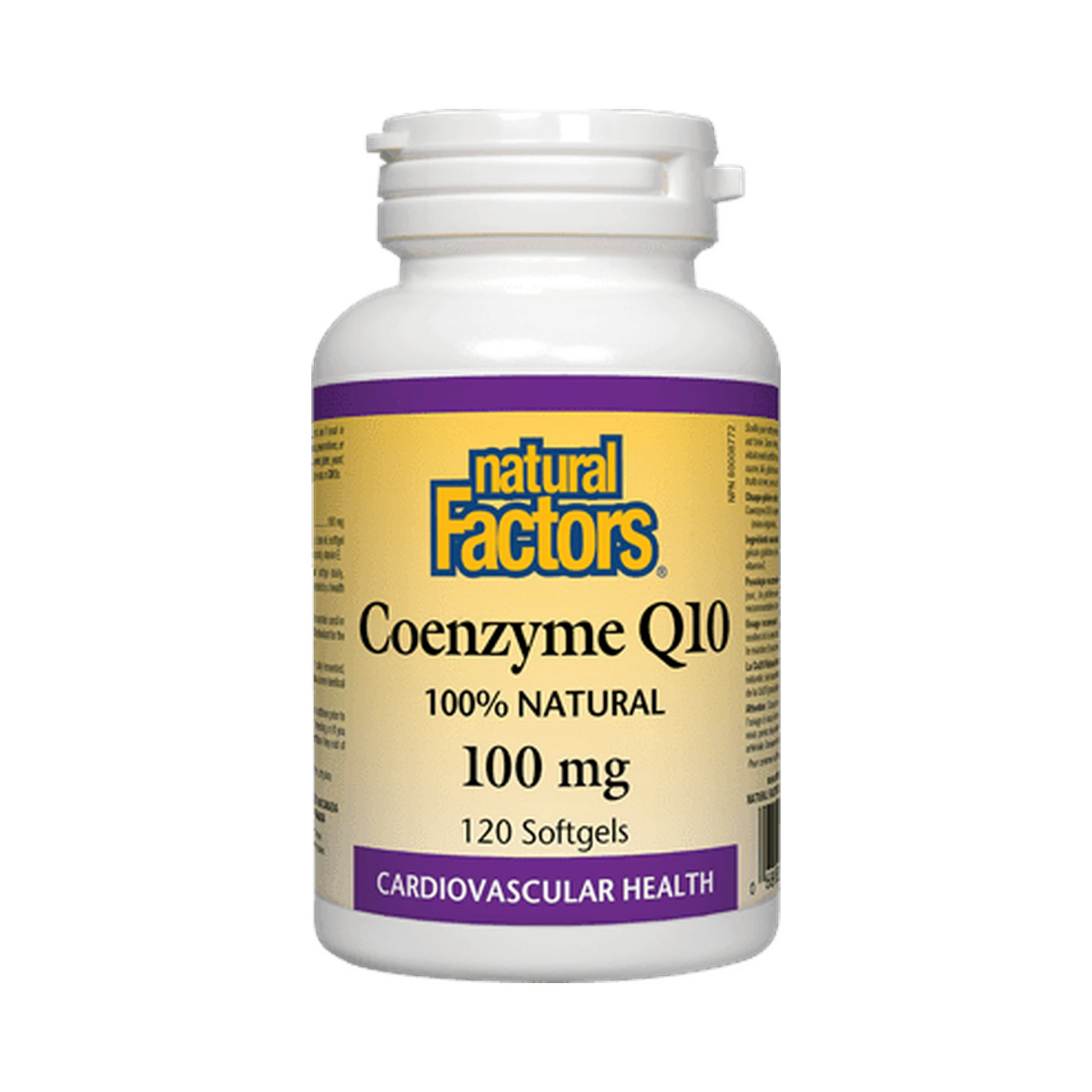 Natural Factors Co-enzyme Q10 100mg 120 Softgels