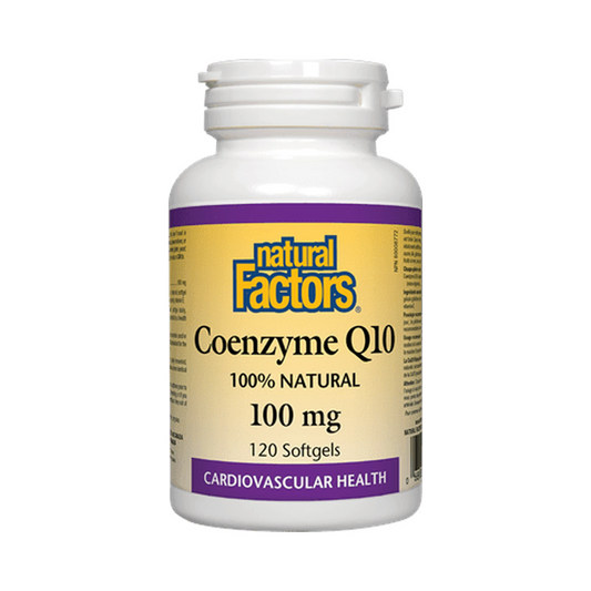 Natural Factors Co-enzyme Q10 100mg 120 Softgels