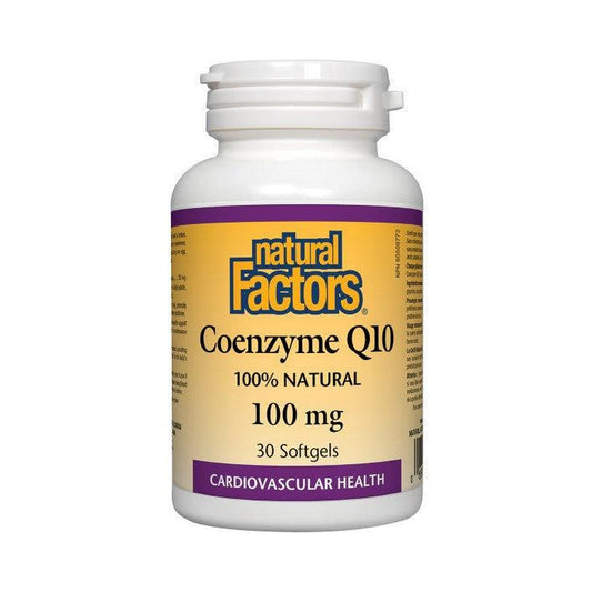 Natural Factors Co-enzyme Q10 100mg 30 Softgels