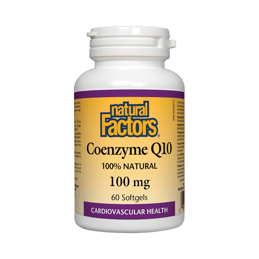 Natural Factors Co-enzyme Q10 100mg 60 Softgels