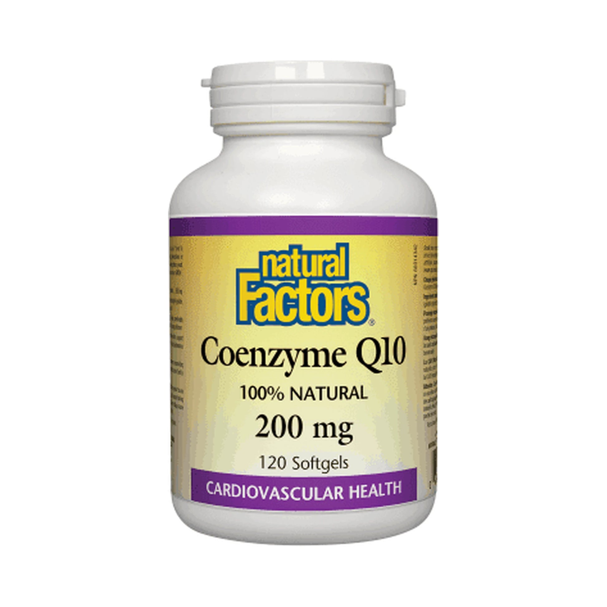Natural Factors Co-enzyme  Q10 200mg 120 Softgels