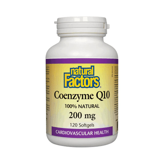 Natural Factors Co-enzyme  Q10 200mg 120 Softgels