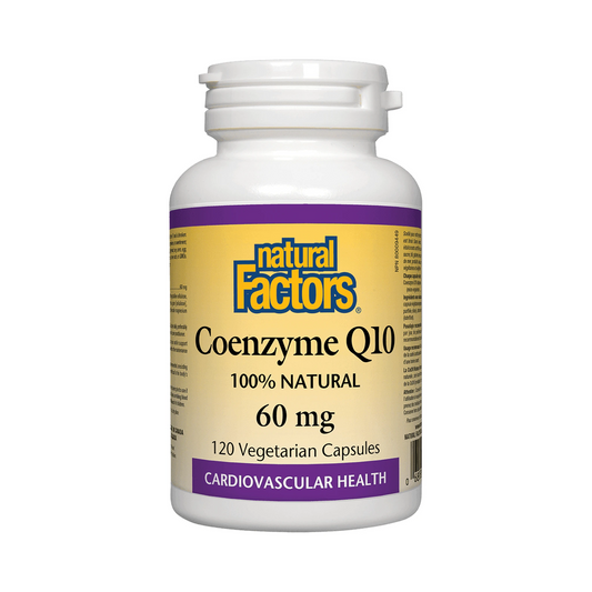 Natural Factors Co-enzyme Q10 60mg 120 Capsules