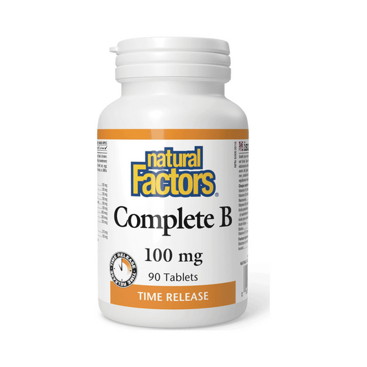 Natural Factors Complete B Timed Release 100mg 90 Tablets