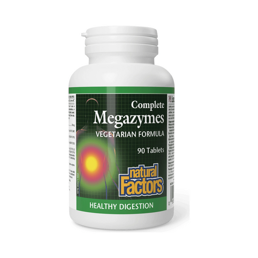 Natural Factors Complete Megazymes Vegetarian Formula 90 Tablets