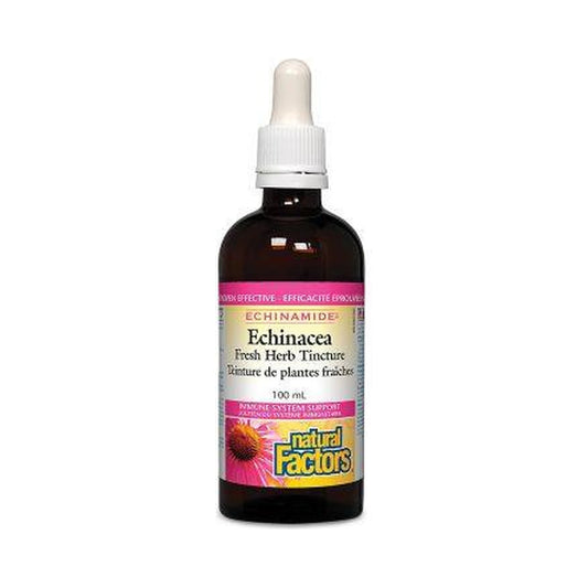 Natural Factors Echinacea Fresh Herb Tincture Echinamide 100mL