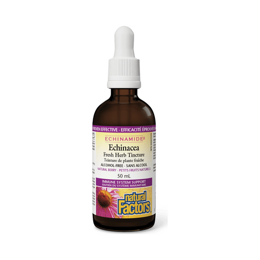 Natural Factors Echinacea Fresh Herb Tincture Echinamide 50mL