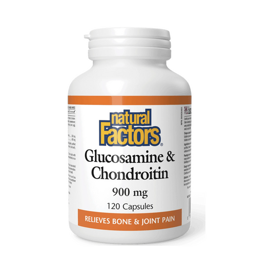 Natural Factors Glucosamine & Chondroitin 900mg 120 Capsules