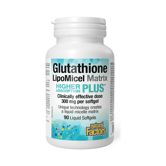 Natural Factors Glutathione LipoMicel Matrix 90 Softgels