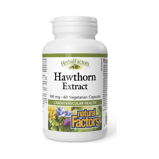 Natural Factors Hawthorn Extract 300mg 60 Veg Capsules