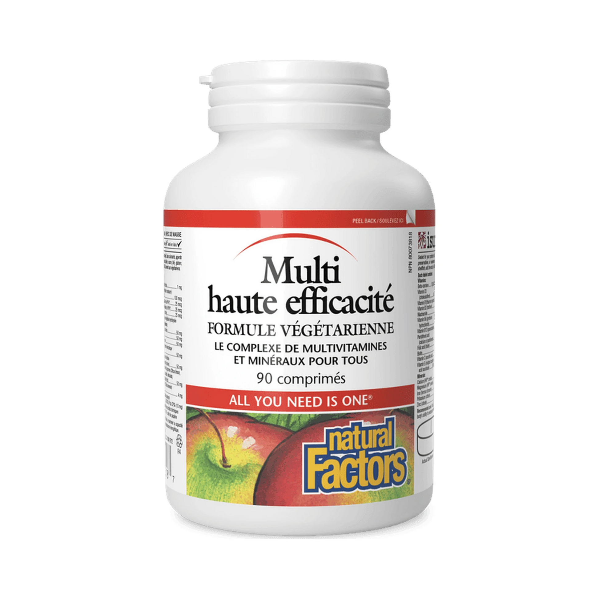 Natural Factors Hi Potency Multi Vegetarian Formula 90 Tablets