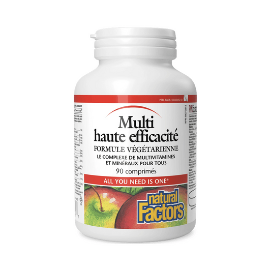 Natural Factors Hi Potency Multi Vegetarian Formula 90 Tablets